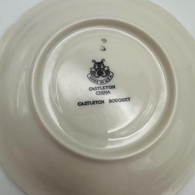 Castleton Bouquet Demitasse Cups and Saucers