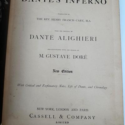 Antique 19th C. Doré-Illustrated Classics – Milton & Dante (3 Vol. Set)