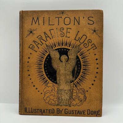 Antique 19th C. Doré-Illustrated Classics – Milton & Dante (3 Vol. Set)