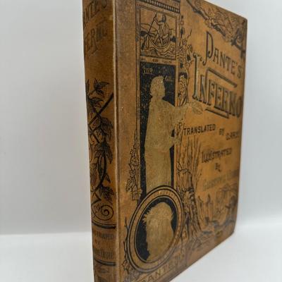 Antique 19th C. Doré-Illustrated Classics – Milton & Dante (3 Vol. Set)