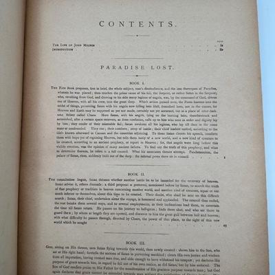 Antique 19th C. Doré-Illustrated Classics – Milton & Dante (3 Vol. Set)