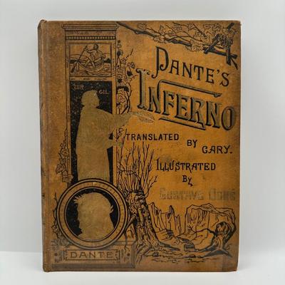 Antique 19th C. Doré-Illustrated Classics – Milton & Dante (3 Vol. Set)