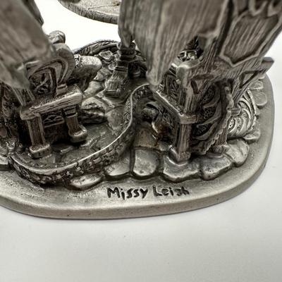 Rawcliffe Pewter Dragon “The Cheaters” 2001 Signed USA