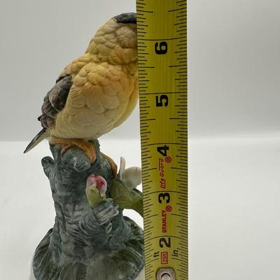 Hand Painted American Goldfinch Figurine, Japan