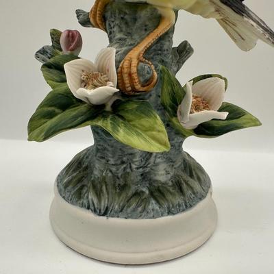 Hand Painted American Goldfinch Figurine, Japan