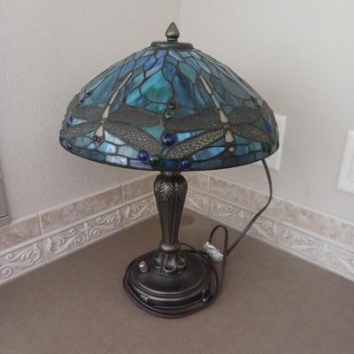 DRAGONFLY TIFFANY STYLE LAMP