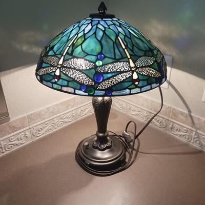 DRAGONFLY TIFFANY STYLE LAMP
