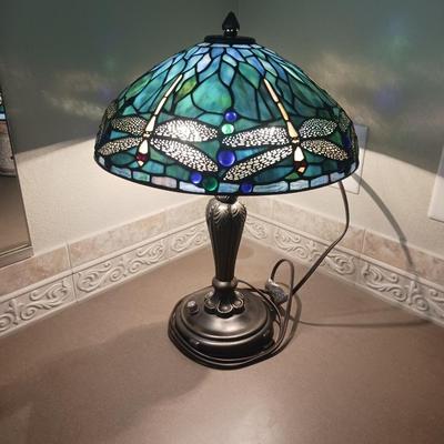 DRAGONFLY TIFFANY STYLE LAMP