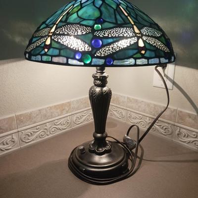 DRAGONFLY TIFFANY STYLE LAMP