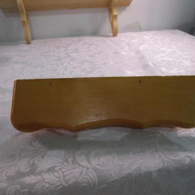 Sale Photo Thumbnail #89: 1 is 10-1/2" x 2-7/8: & has 2 hooks, the other is unfinished 18" x 3-1/4"