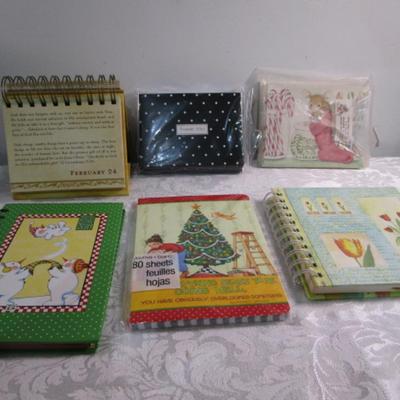Sale Photo Thumbnail #108: New 3 Journals, 1 package note cards, 1 package Christmas cards, daily inspiration book