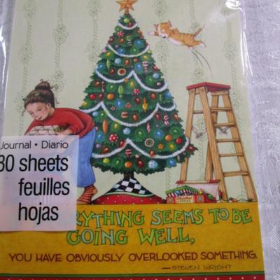 Sale Photo Thumbnail #111: New 3 Journals, 1 package note cards, 1 package Christmas cards, daily inspiration book
