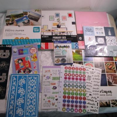 Sale Photo Thumbnail #283: Colored paper, card stock, photo paper, designer paper, stickers, design template