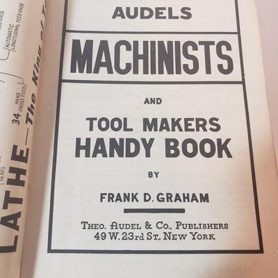 Tool Engineers Handbook and Machinists Books (B3-KD)