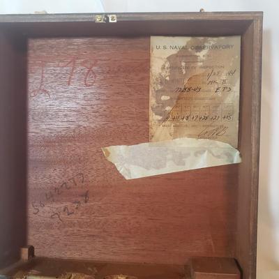 David White Co. US Navy Mark II Sextant in Original Case (B3-KD)