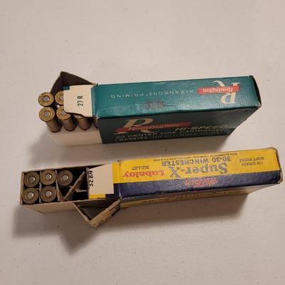 30-30 Winchester Cartridges, Ammo Can, and More (K-EL)