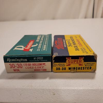 30-30 Winchester Cartridges, Ammo Can, and More (K-EL)