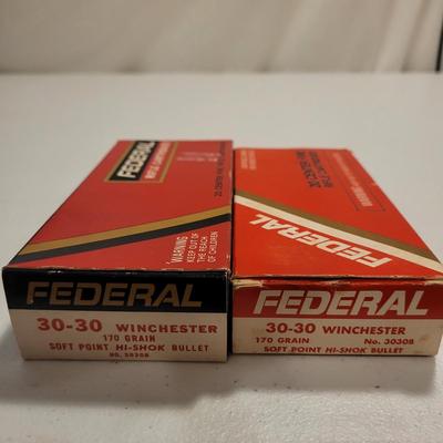 30-30 Winchester Cartridges, Ammo Can, and More (K-EL)