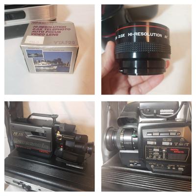 Panasonic Omni Movie AF X8 CCD Camera, Lenmar Video Lens and More (B3-KD)
