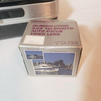 Panasonic Omni Movie AF X8 CCD Camera, Lenmar Video Lens and More (B3-KD)