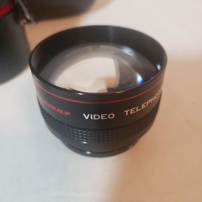 Panasonic Omni Movie AF X8 CCD Camera, Lenmar Video Lens and More (B3-KD)