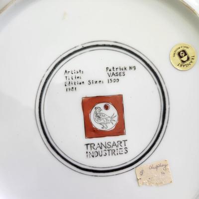 Lot of 7 Vintage Plates Serving Dishes Royal Worcester Evesham, Transart Industries Patrick Ng, Ascot Wood & Sons ,Royal Stafford