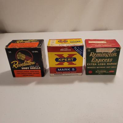 12 and 16 Gauge Shotgun Shells and Ammo Boxes (K-EL)
