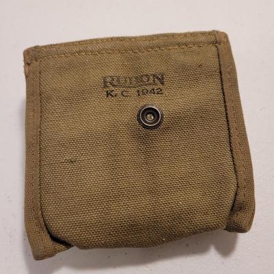 WW2 Era Bandolier, Ammo Box, Magazine Pouches, Magazines, and Cartridges (LR-EL)