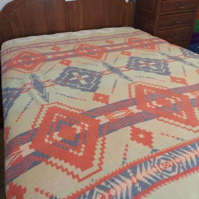 Vintage Woven Beacon Camp Blanket (B3-KD)