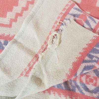 Vintage Woven Beacon Camp Blanket (B3-KD)