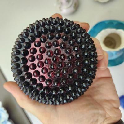 Lot of Collectibles , Art Glass, Plates , Lefton China, Royal Worcester , Ring Holder and more