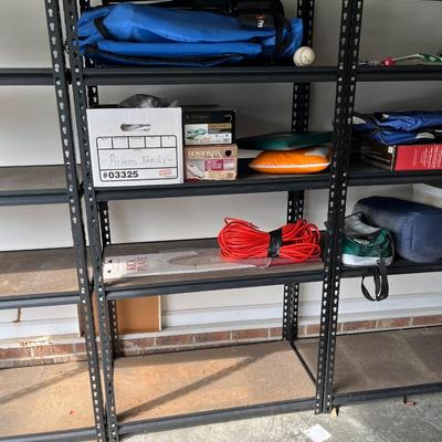 Heavy Duty Metal Shelving Unit Choice #2 NO CONTENTS (G)