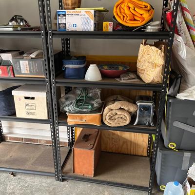 Heavy Duty Metal Shelving Unit Choice#4 NO CONTENTS (G)