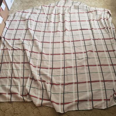 Two 1950's Bates Plaid Bedspreads (B3-KD)