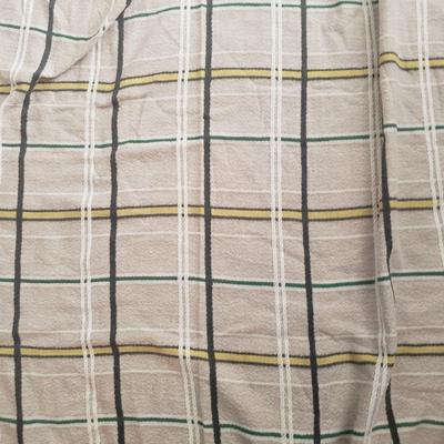 Two 1950's Bates Plaid Bedspreads (B3-KD)