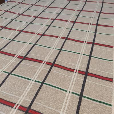 Two 1950's Bates Plaid Bedspreads (B3-KD)