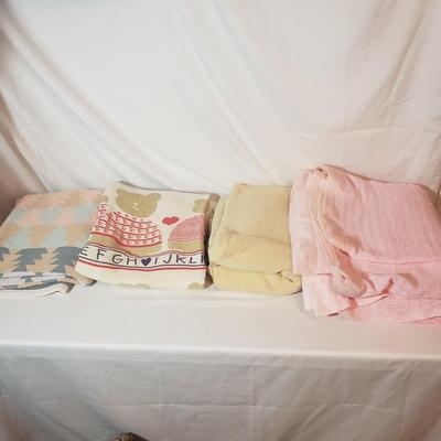 Woven Cotton Blankets by Crown Craft & More (B3-KD)