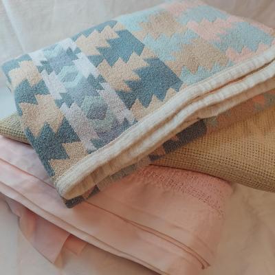 Woven Cotton Blankets by Crown Craft & More (B3-KD)