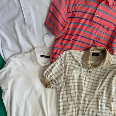 Men's Large Short Sleeve Shirts Mixed Lot of 7 (B3)