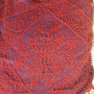 Two Vintage Queen Size Fringe Bedspreads (B3-KD)