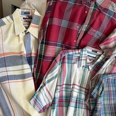 Men's Short Sleeve Shirts XL Lot of 8 (M3)