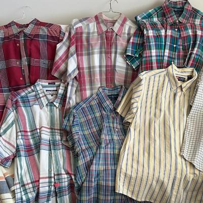 Men's Short Sleeve Shirts XL Lot of 8 (M3)