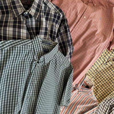 Men's Cotton Short Sleeve Button Down Shirts XL Lot of 14 (B3)