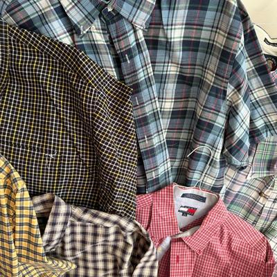 Men's Cotton Short Sleeve Button Down Shirts XL Lot of 14 (B3)