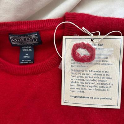 Ladies Sweater Lot of 4, Cashmere/New & Wool (M#1)