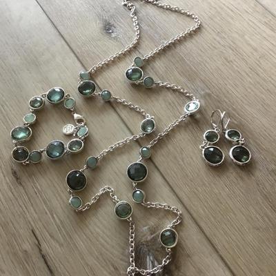 Beautiful Diana Buchanan necklace, earring bracelet set