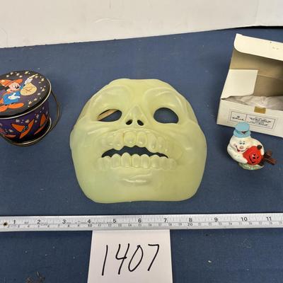 Vintage Heavy Plastic Mask and More