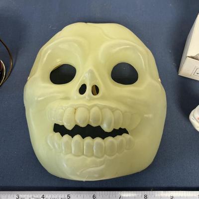 Vintage Heavy Plastic Mask and More