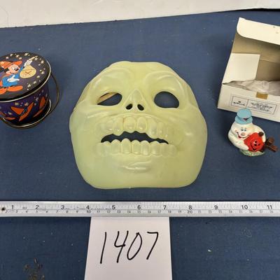 Vintage Heavy Plastic Mask and More