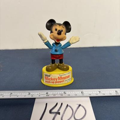 Vintage Mickey Mouse Push-up Puppet